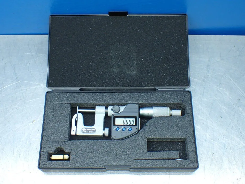 Mitutoyo Uni-mike Digimatic Micrometer W/interchangable Anvils - 317-251-30