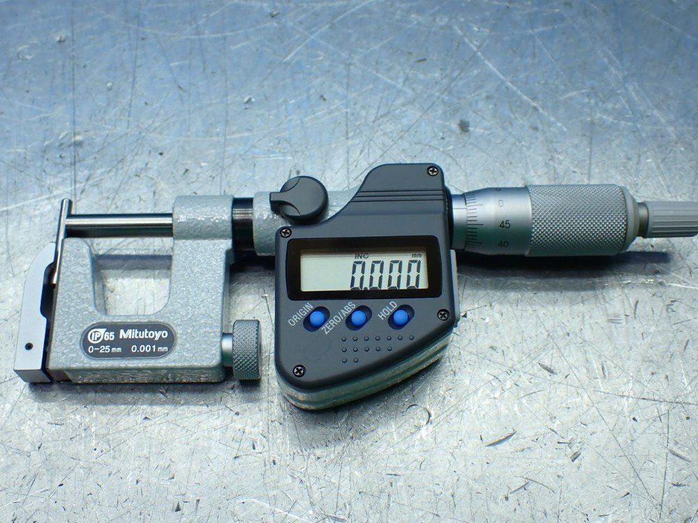 Mitutoyo Uni-mike Digimatic Micrometer W/interchangable Anvils - 317-251-30