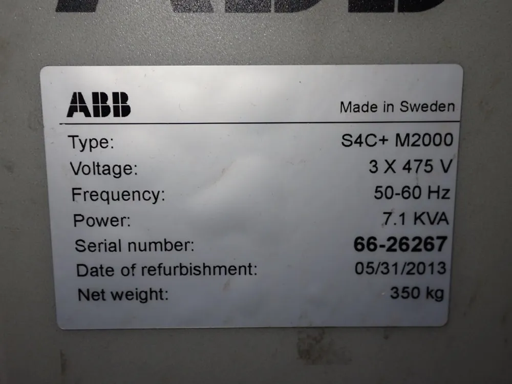 Abb Robot - Irb6640 M2004