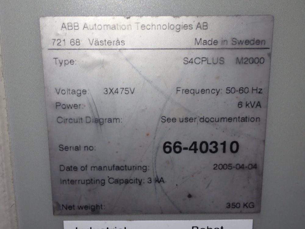 Abb Robot - Irb 6600 M2000