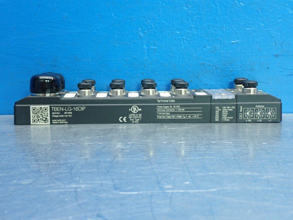 Turck 10/100 Mbps Sensor Actuator/junction Box - Tben-lg-16dip