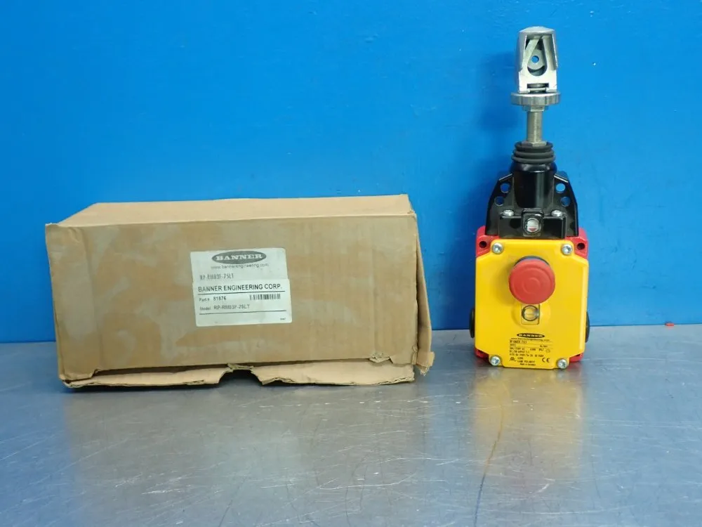 Banner 75m Integral E-stop Button - Rp-rm83f-75lt