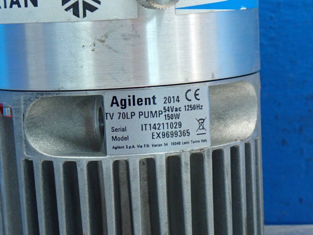 Agilent Technologies Varian Tv 70lp Turbo Pump - Ex9699365
