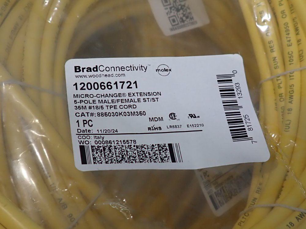 Brad Connectivity Lot Of 4 Cables - 885030k03m350