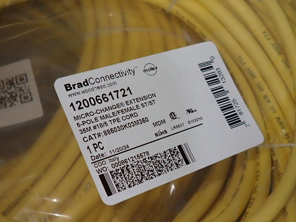 Brad Connectivity Lot Of 4 Cables - 885030k03m350