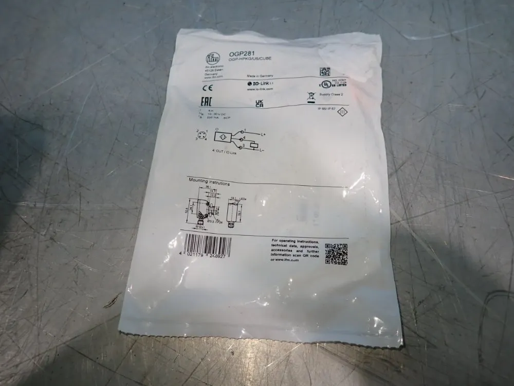 Ifm Photoelectric Sensor - Ogp281