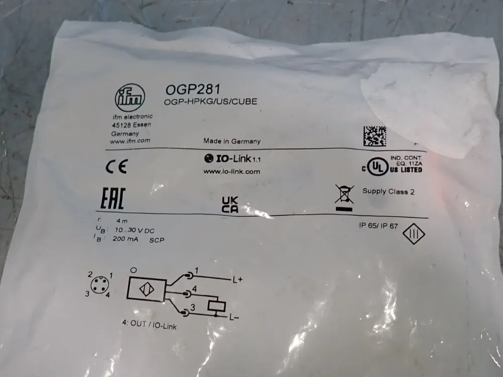 Ifm Photoelectric Sensor - Ogp281