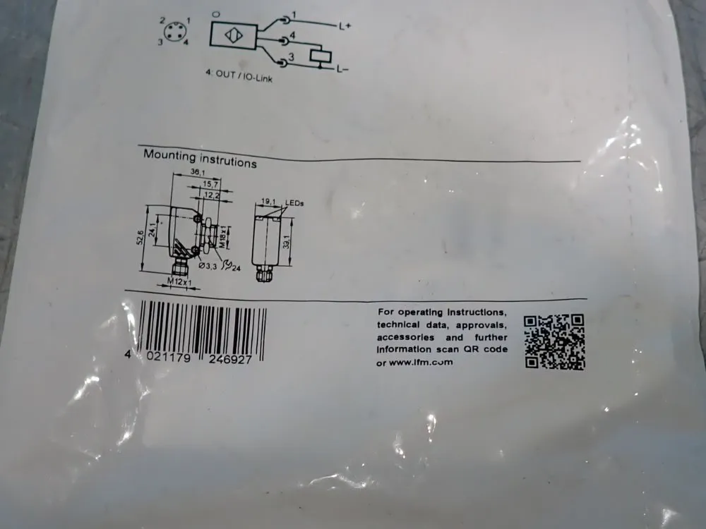 Ifm Photoelectric Sensor - Ogp281