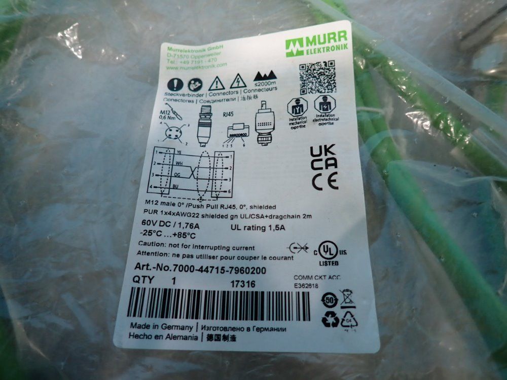 Murr Elektronik Connector - 7000-44715-7960200