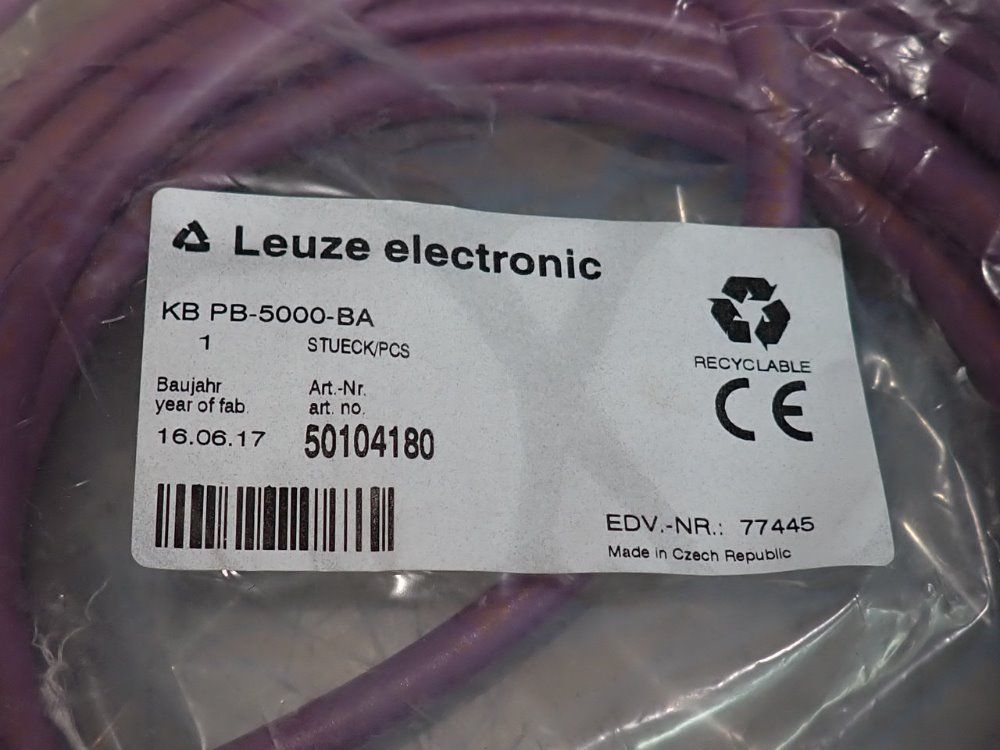 Leuze Electronic Lot Of 12 Cables - Kb Pb-5000-ba