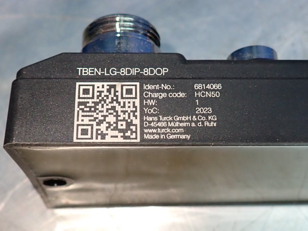 Turck I/o Module - Tben-lg-8dip-8dop