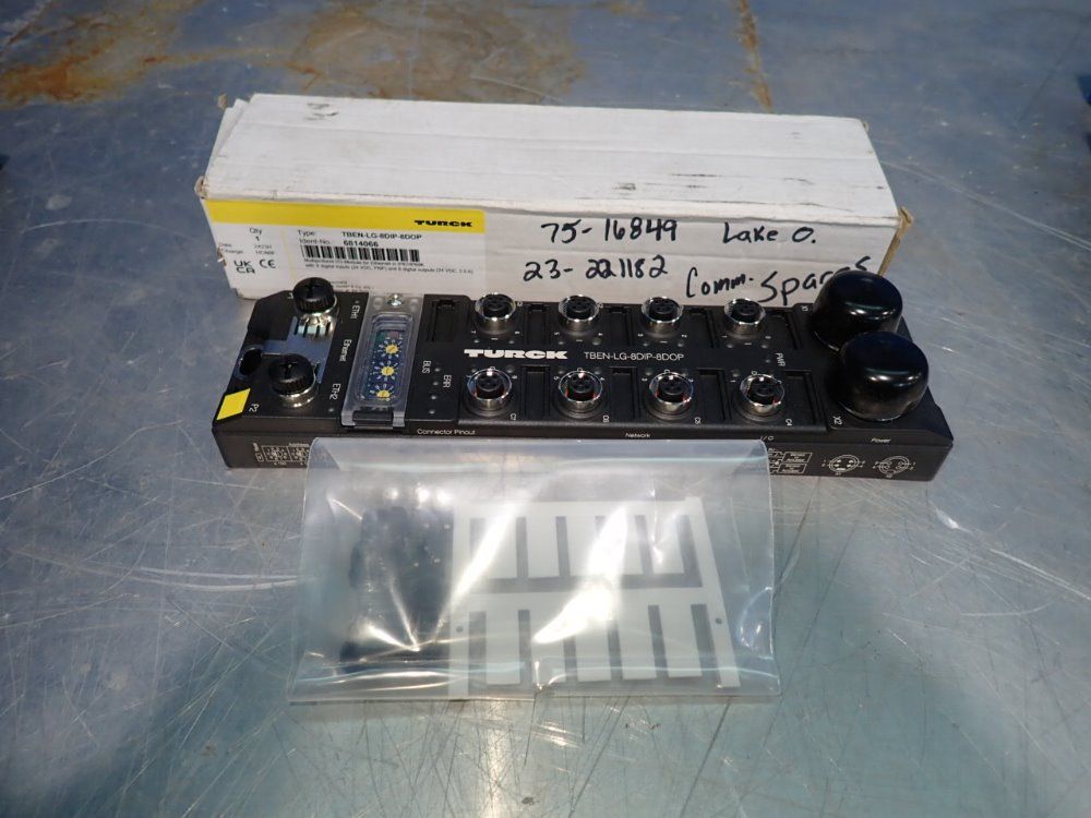 Turck I/o Module - Tben-lg-8dip-8dop