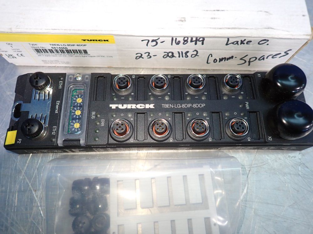 Turck I/o Module - Tben-lg-8dip-8dop
