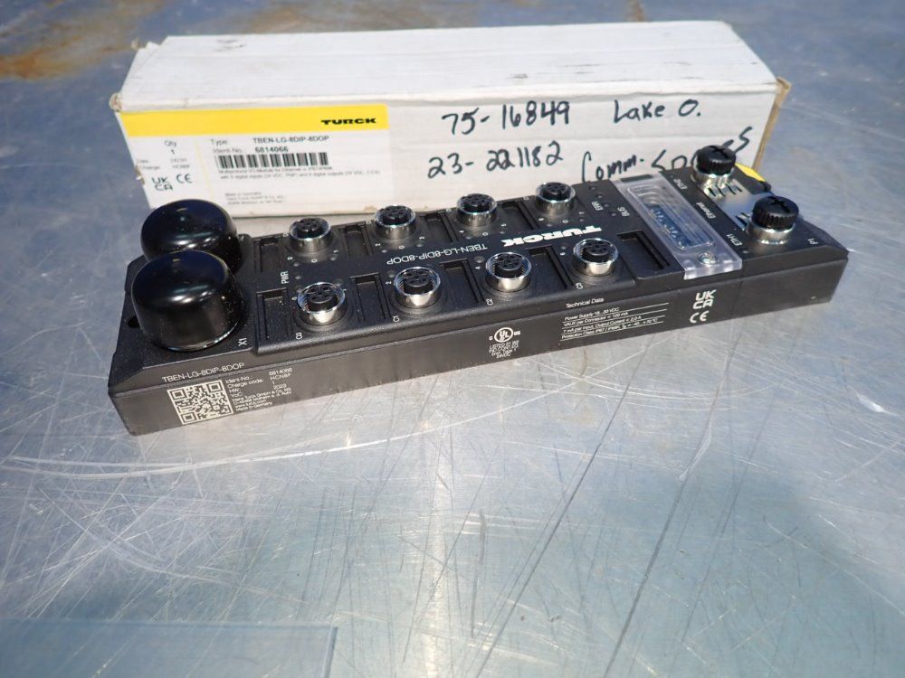 Turck I/o Module - Tben-lg-8dip-8dop