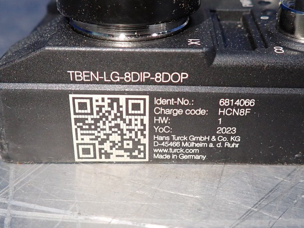 Turck I/o Module - Tben-lg-8dip-8dop