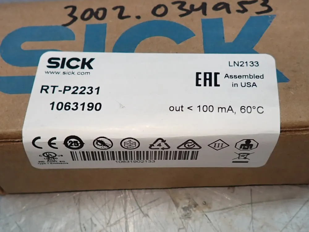 Sick Photoelectric Sensor - Rt-p2231