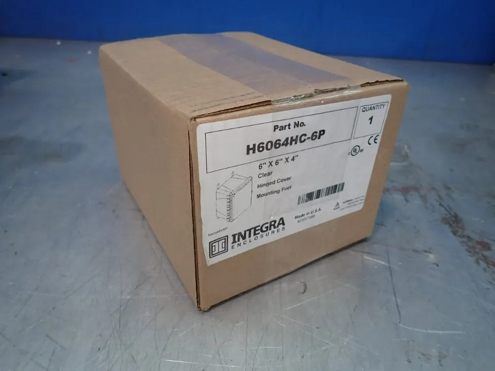 Integra Enclosures 6"x6"x4" Enclosure - H6064hc-6p