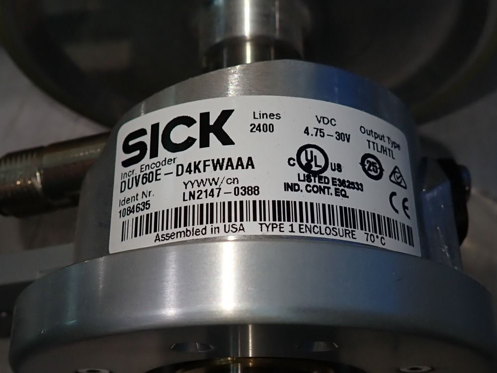 Sick Incremental Encoder / Mounting Counter Weights Brackets - Duv60e-d4kfwaaa