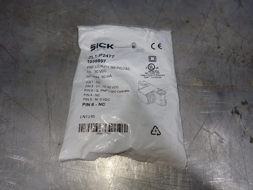 Sick Photoelectric Sensor - Zl1-p2477