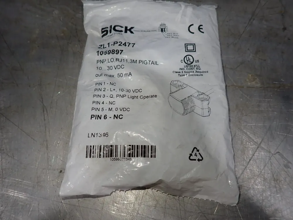Sick Photoelectric Sensor - Zl1-p2477