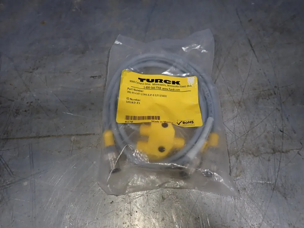 Turck Splitter Cable - Vb2-rs 4.4t-1/2rk 4.4t-0.3/0.3/s651