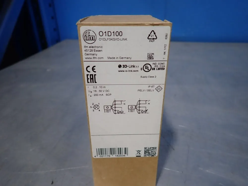 Ifm Photoelectric Distance Sensor - 01d100