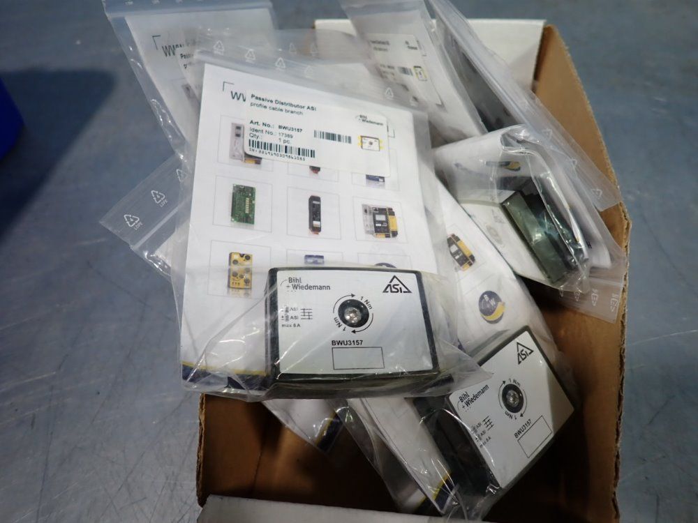 Bihl + Wiedemann Lot Of 13 Passive Distributor Asi - Bwu3157