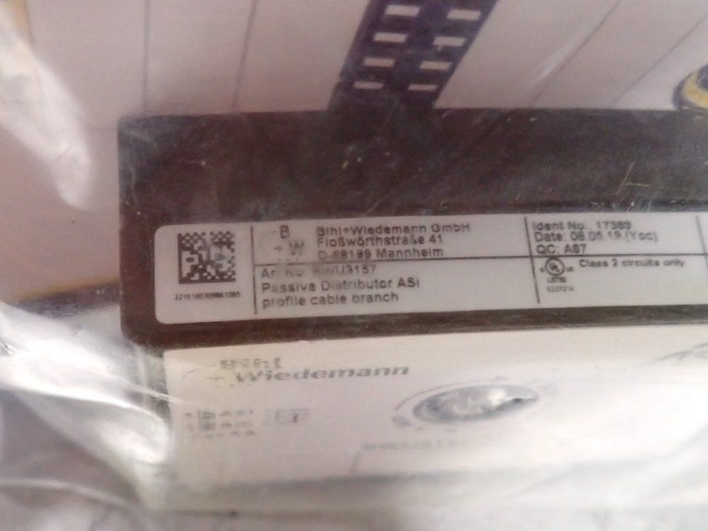 Bihl + Wiedemann Lot Of 13 Passive Distributor Asi - Bwu3157