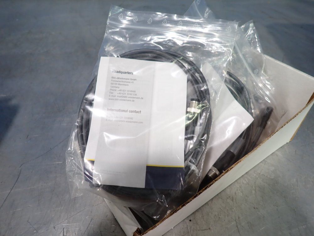 Bihl + Wiedemann Lot Of 10 Connection Cables - Bw2755