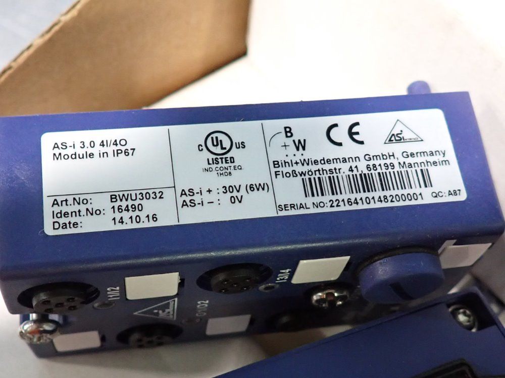 Bihl + Wiedemann Lot Of 13 Safety Input Modules - Bwu2715