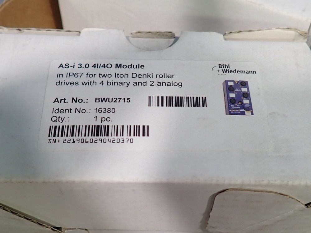 Bihl + Wiedemann Lot Of 13 Safety Input Modules - Bwu2715