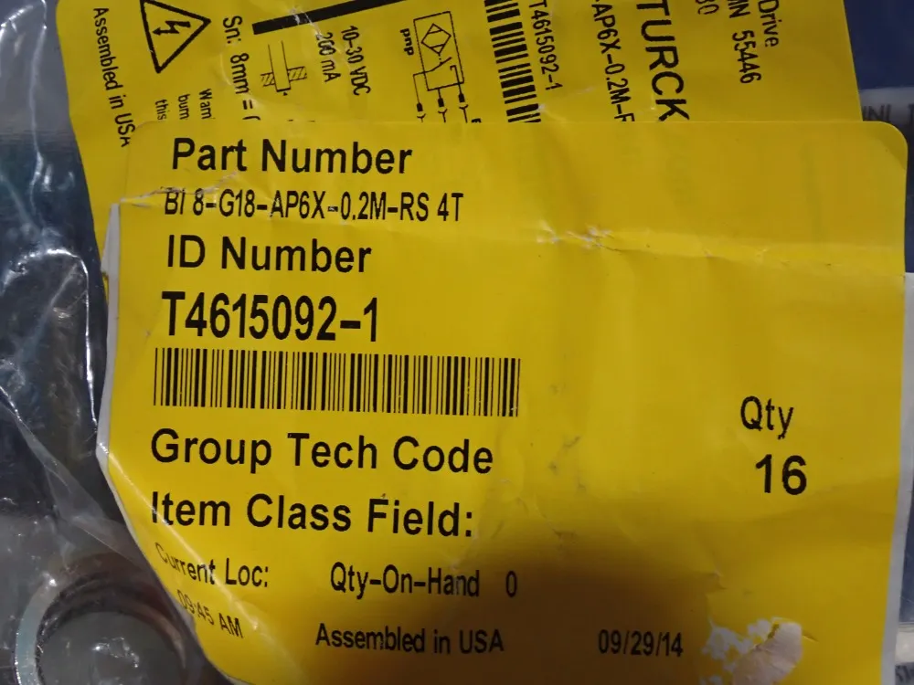 Turck G-barrel With Cable - Bi8-g18-ap6x-0.2m-rs4t