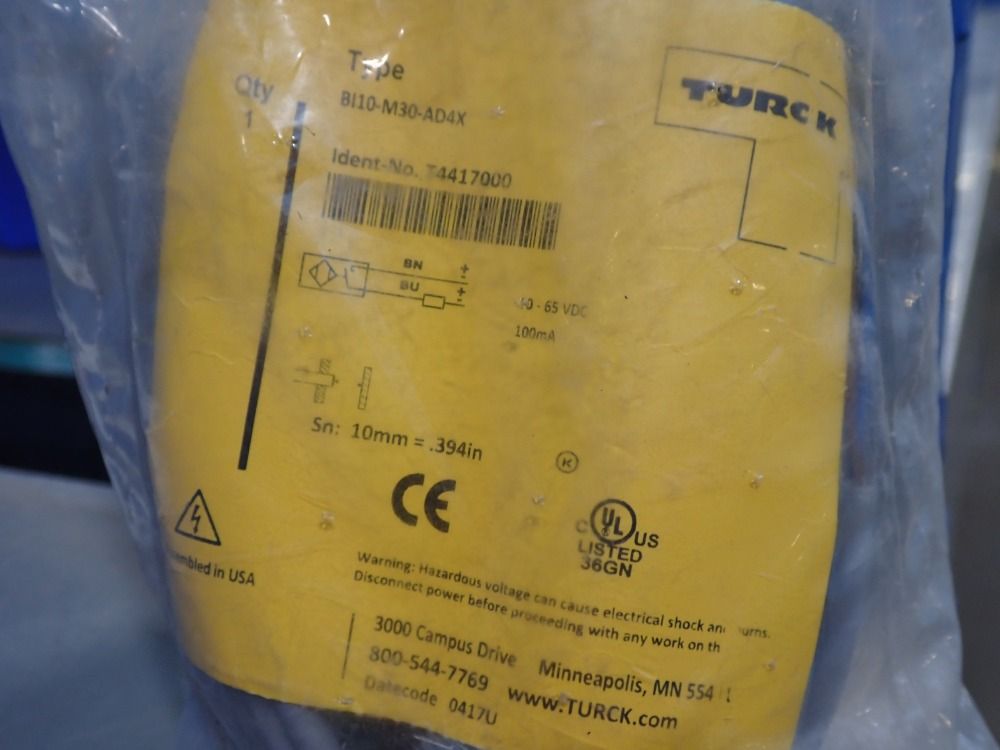 Turck Sensors, Qty: 3 - Bi10-m30-ad4x