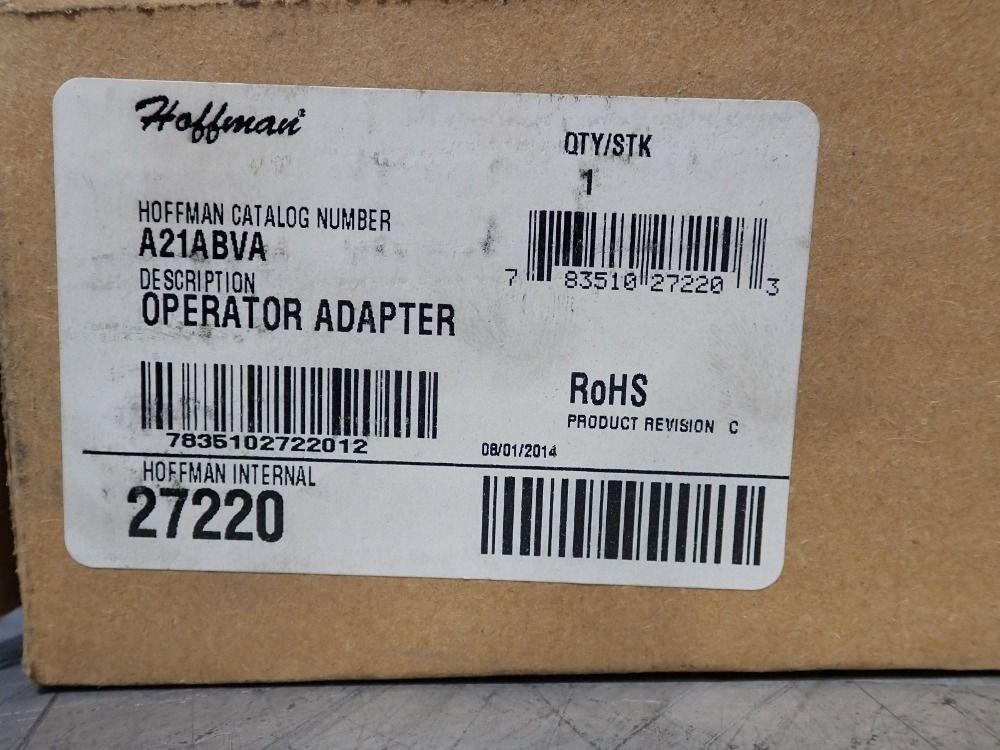 Hoffman Operator Adapter - A21abva