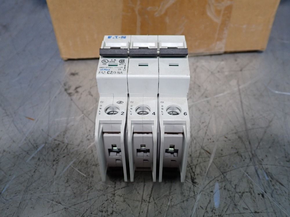 Eaton Circuit Breakers, Qty: 11 - Faz-c2/3-na