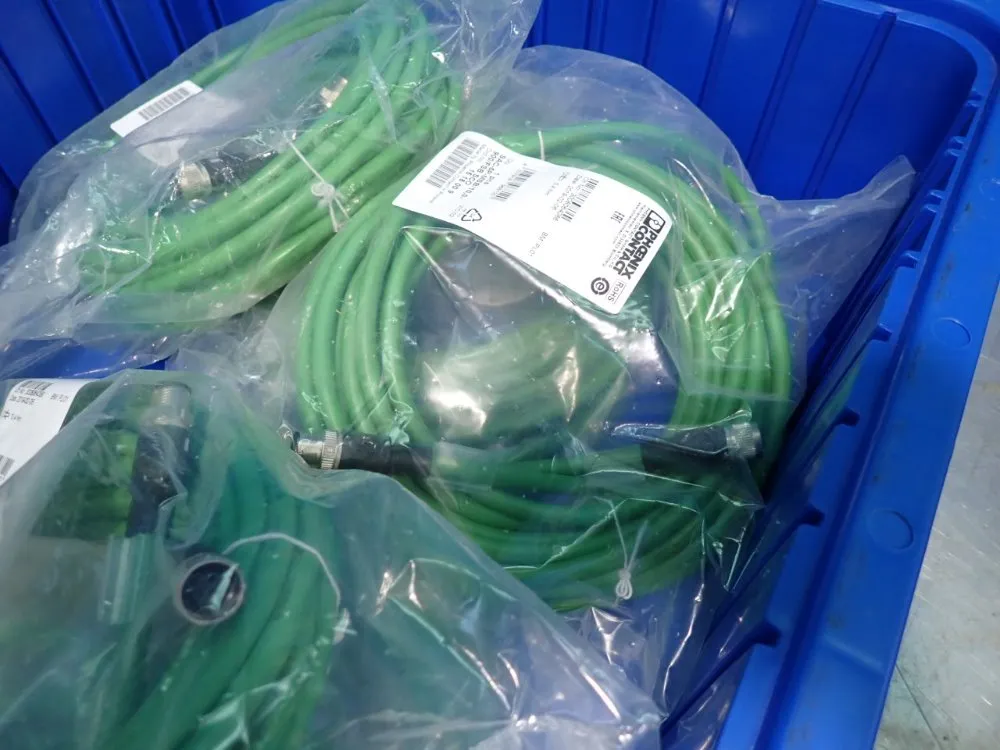 Phoenix Contact Lot Of 7 Cables - Sac-5p-msb/10,0-900/fsb Sco