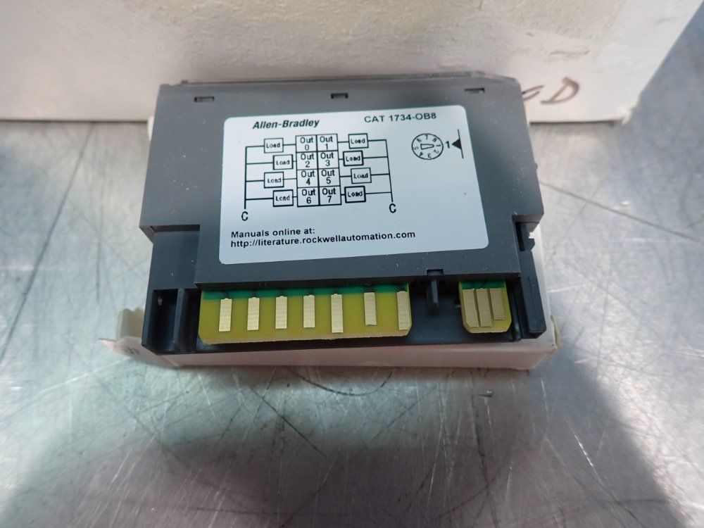 Allen Bradley Lot Of 10 8 Point Digital Output Modules - 1734-ob8