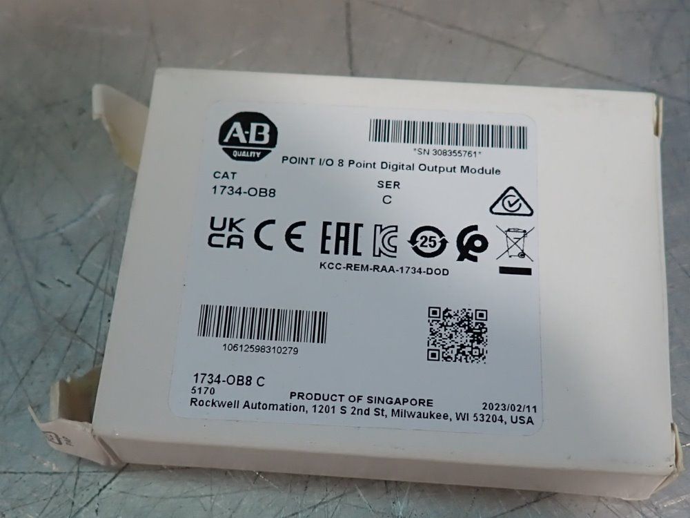 Allen Bradley Lot Of 10 8 Point Digital Output Modules - 1734-ob8