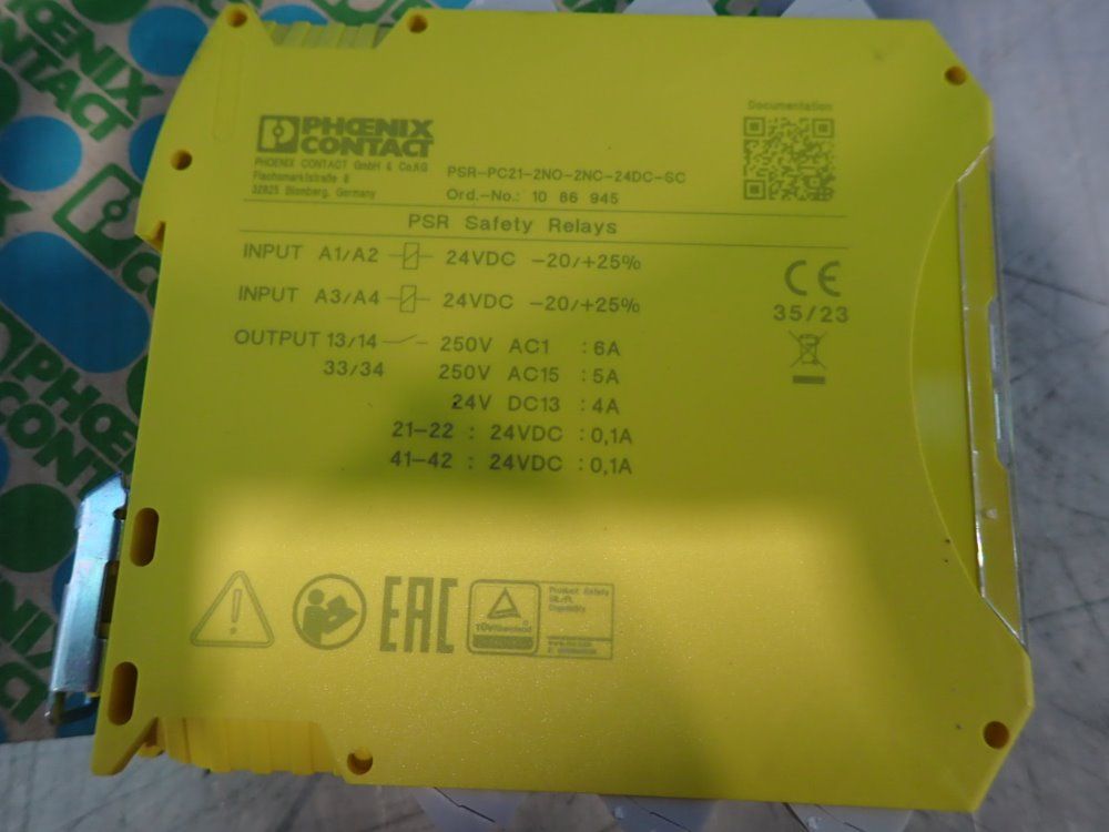 Phoenix Contact Psr Safety Relay - Psr-pc21-2no-2nc-24dc-sc