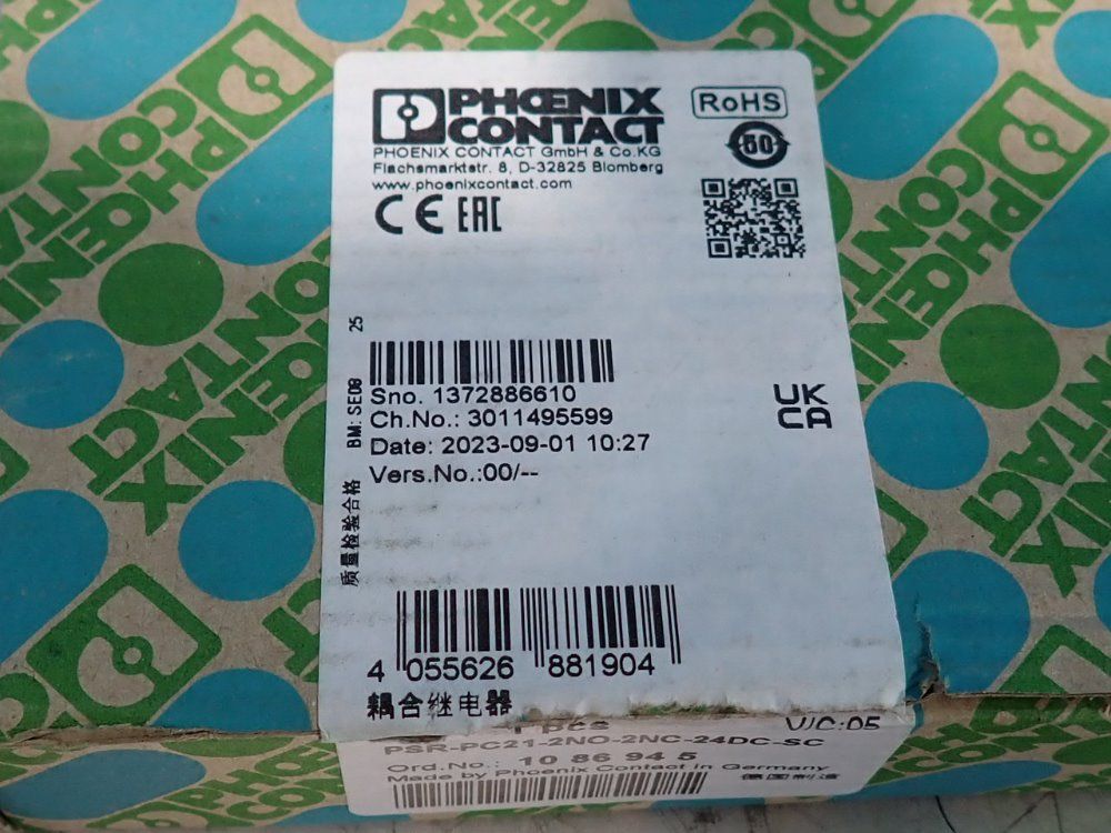 Phoenix Contact Psr Safety Relay - Psr-pc21-2no-2nc-24dc-sc