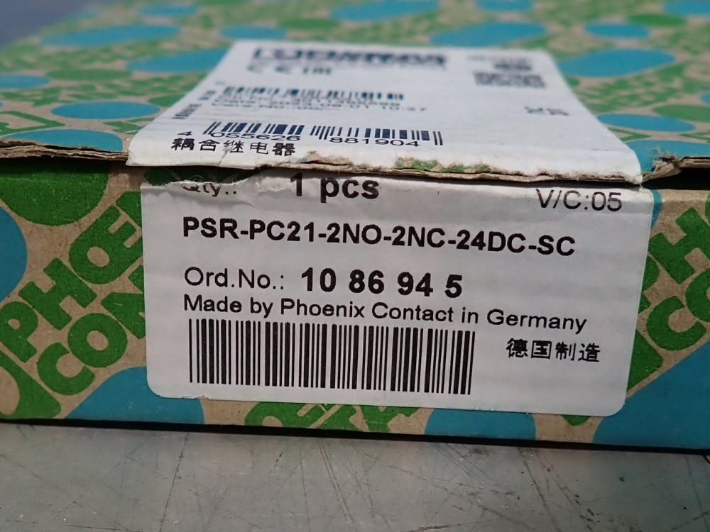 Phoenix Contact Psr Safety Relay - Psr-pc21-2no-2nc-24dc-sc