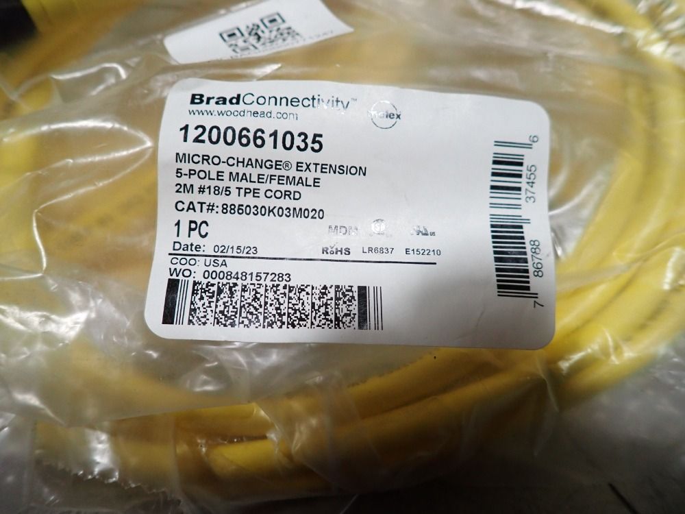 Molex Woodhead Cables, Qty: 10 - 1300100497, 1200661035