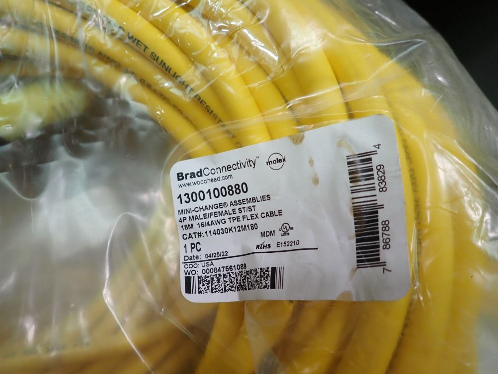 Molex Woodhead Cables, Qty: 14