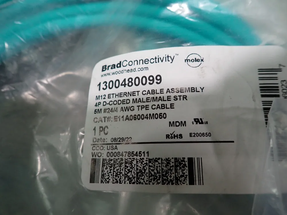 Molex Woodhead Cables, Qty: 16