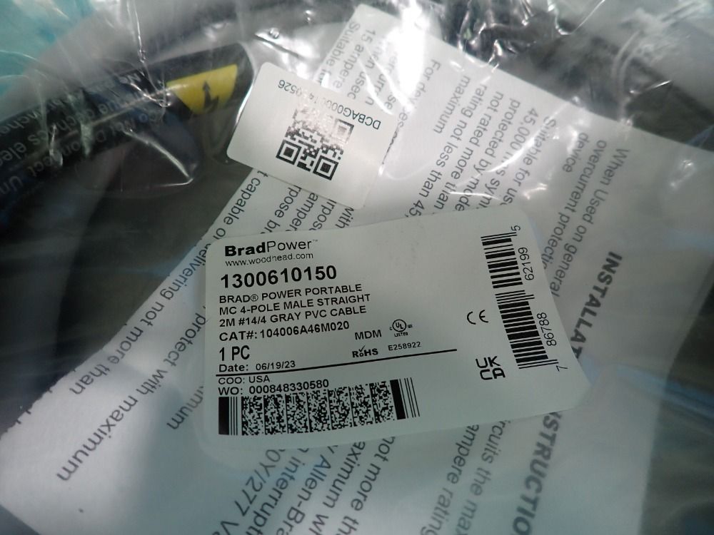 Molex Woodhead Cables, Qty: 16