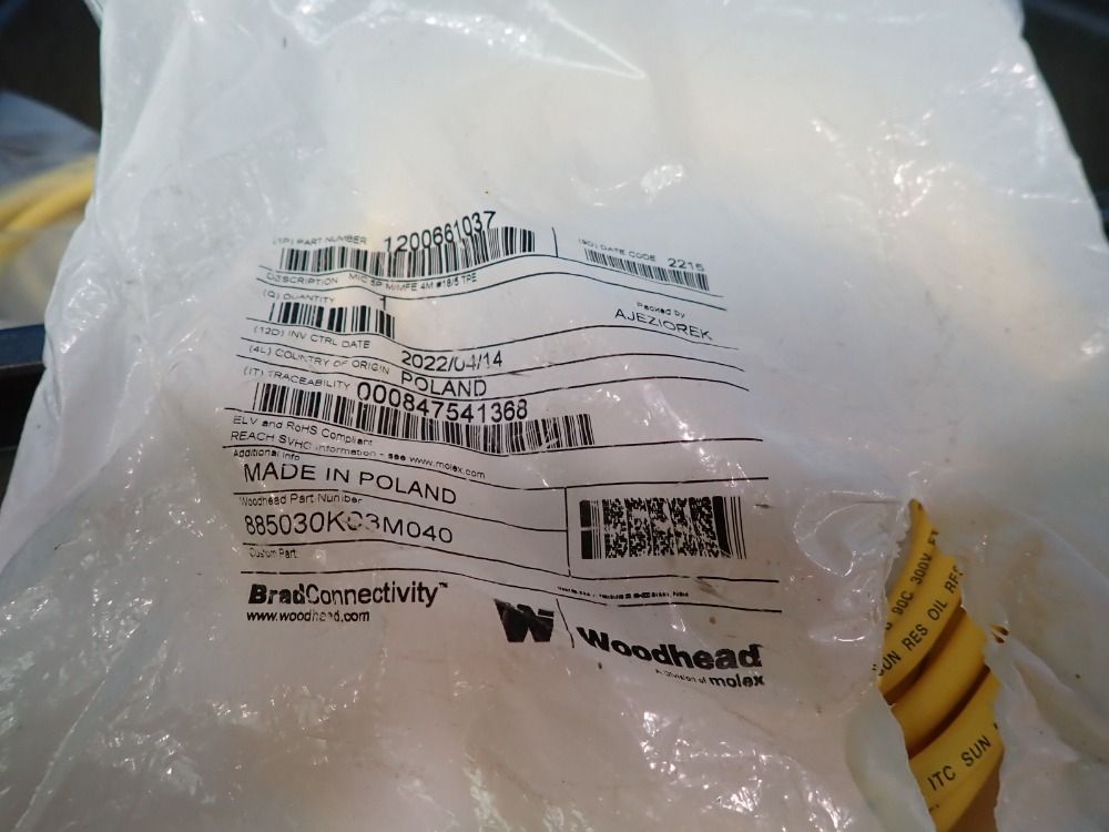 Molex Woodhead Cables, Qty: 55
