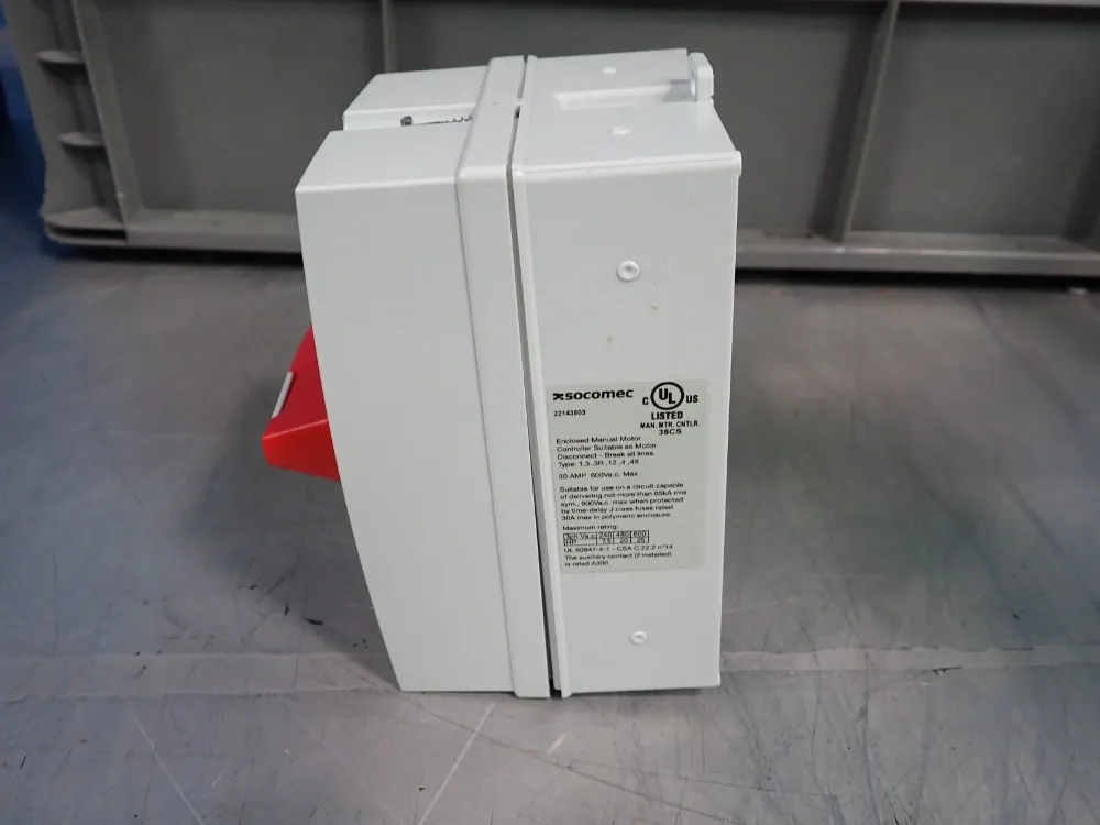 Socomec Rotary Enclosed Disconnect Switch - 22143503