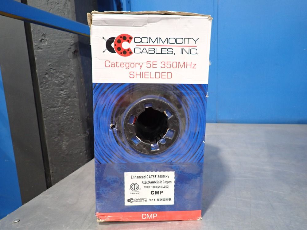 Commodity Cables Inc. 350 Mhz Enhanced Cat5e, Red - 5eshdcmpbr