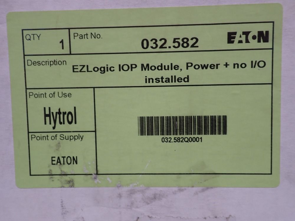 Eaton Hytrol Ez Logic Iop Module - 032.582