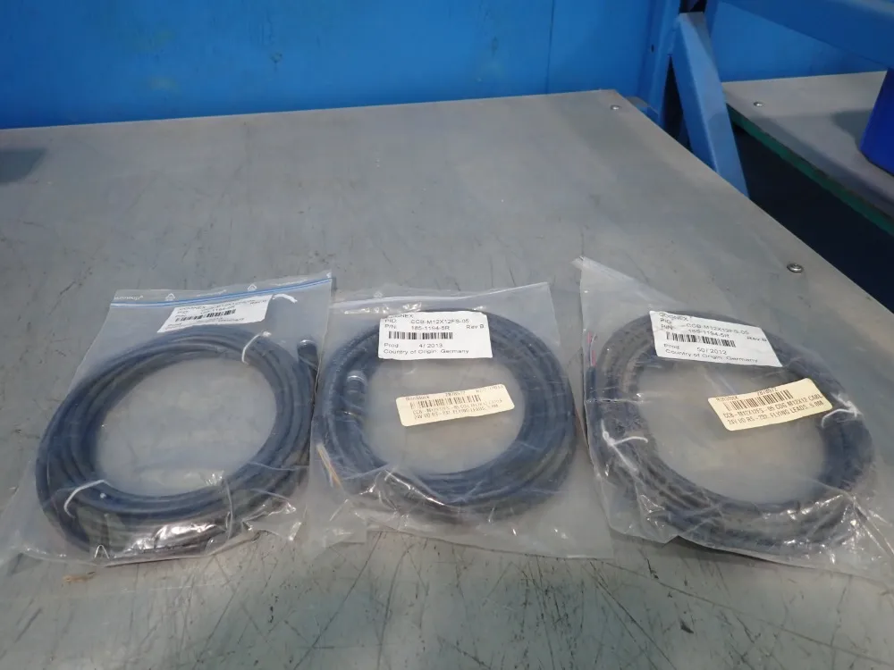 Cognex Cables, Qty: 3 - Ccb-m12x12fs-05